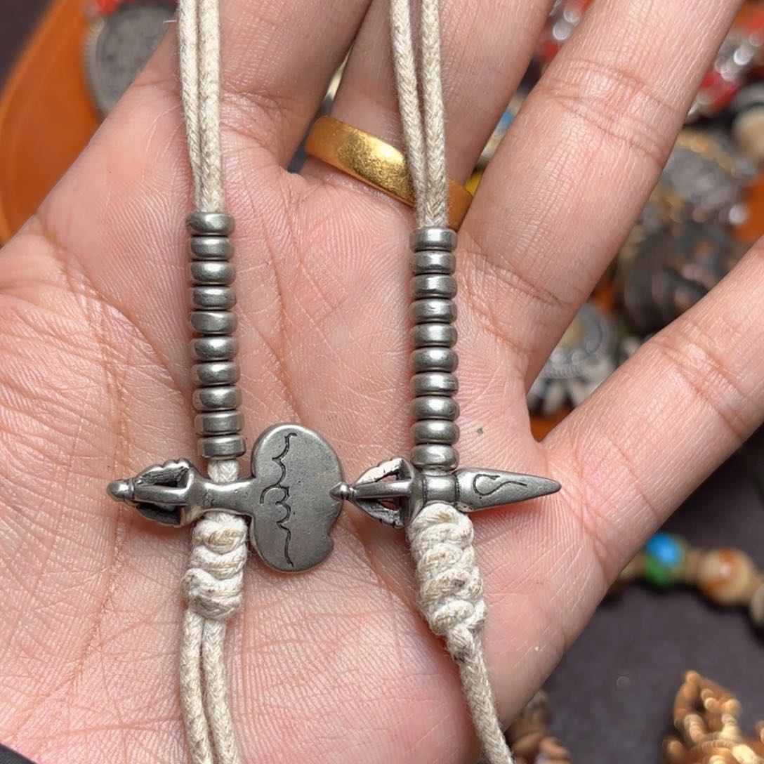 勿*铜星月菩提吊坠项链