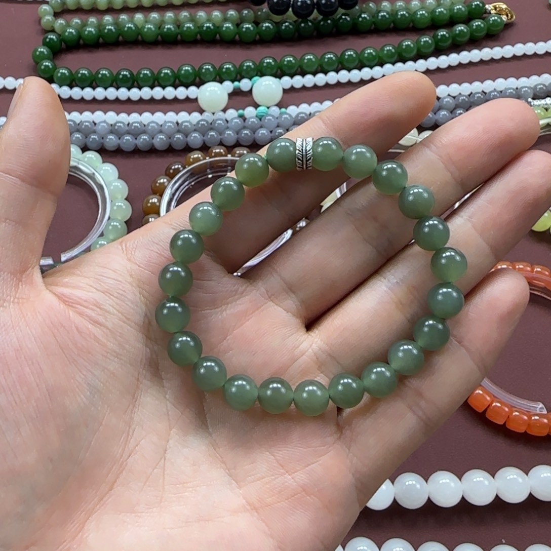和田玉合金手链手串