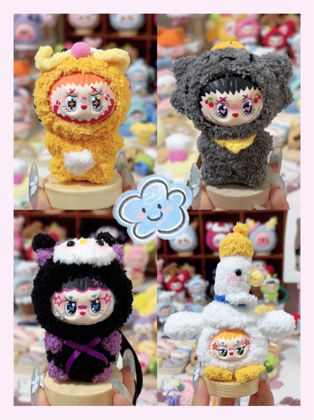 可爱labubu软糖小可爱手工钩织玩偶