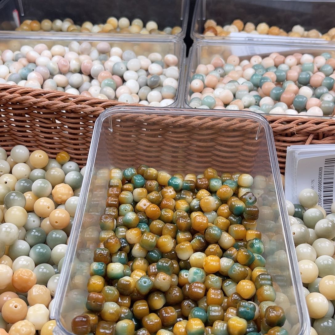 白玉菩提吊坠a a a a a12mm/5+5颗