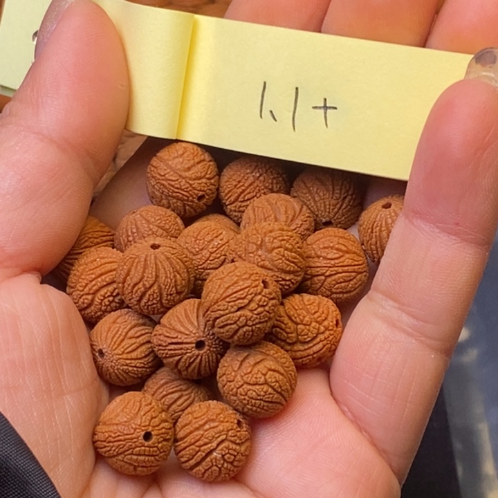 秦岭龙纹桃核21颗