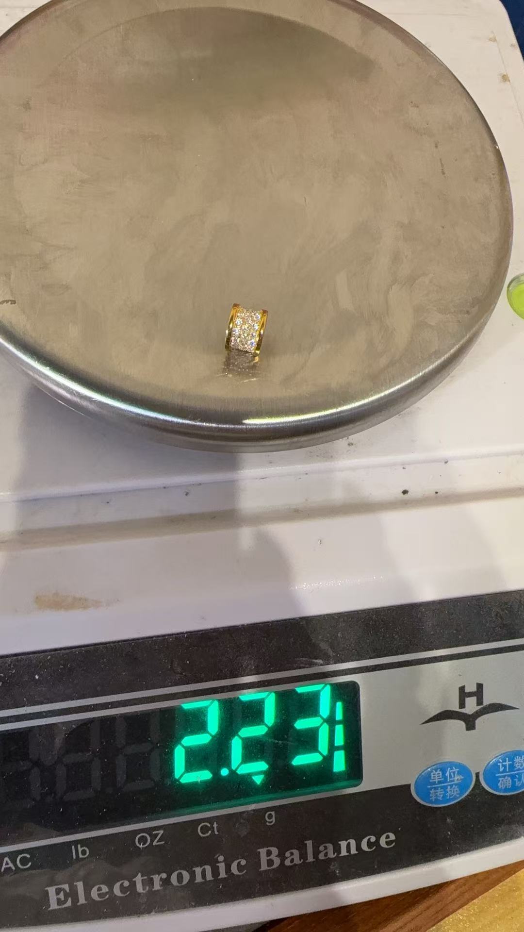 足金999吊坠    2.23克