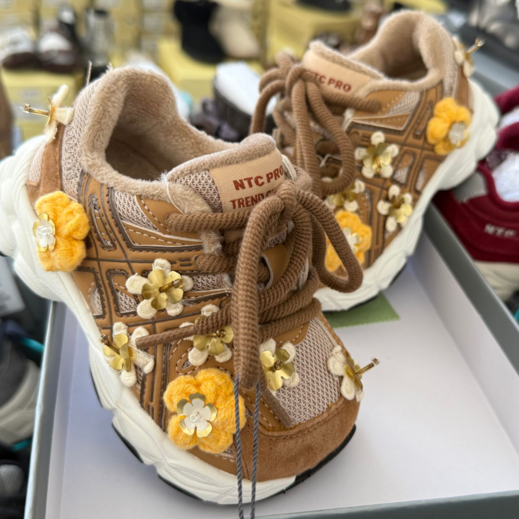 2025[NTCmini]--花朵童鞋韩系时尚百搭休闲宝宝潮牌运动鞋童鞋