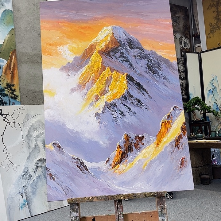 最***z丙烯画纯手绘布面油画