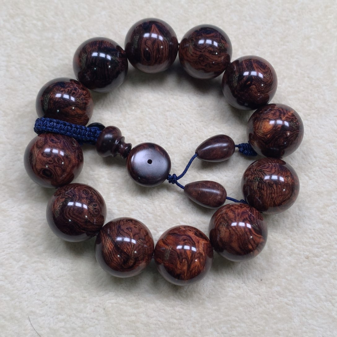 木新****统海南黄花梨2.0瘤疤褶皱水波