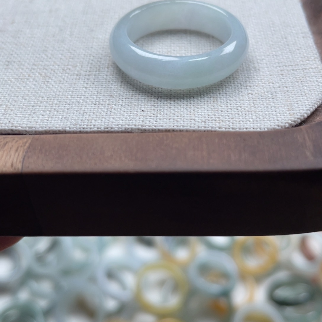 翡翠戒指未镶嵌1 号 港码 18