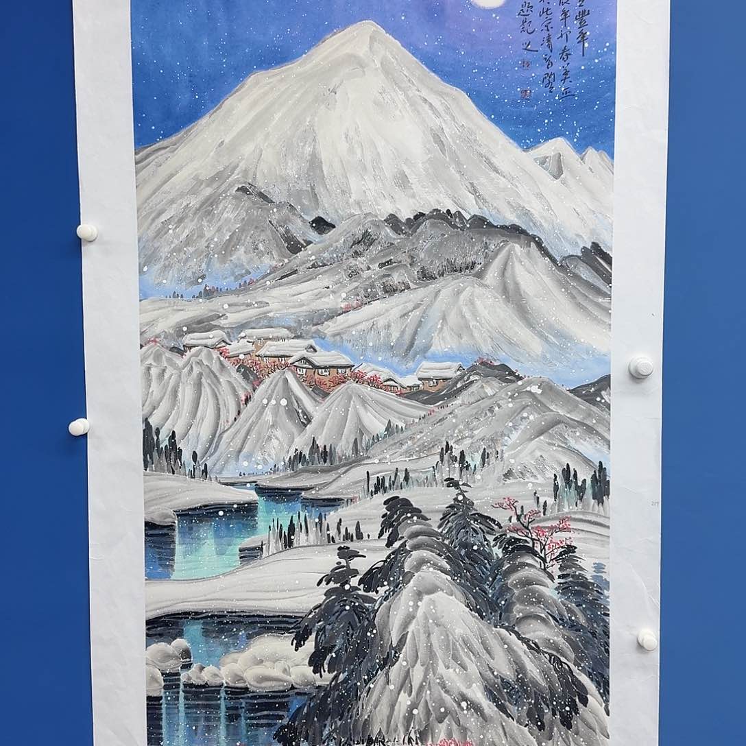 国画多次参加国内外