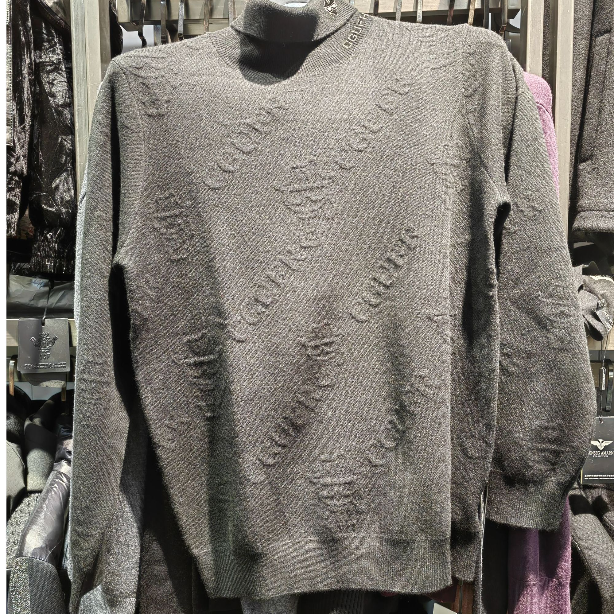 毛衣男秋冬潮流线衣慵懒韩系柔软保暖舒适宽松上衣内搭针织衫