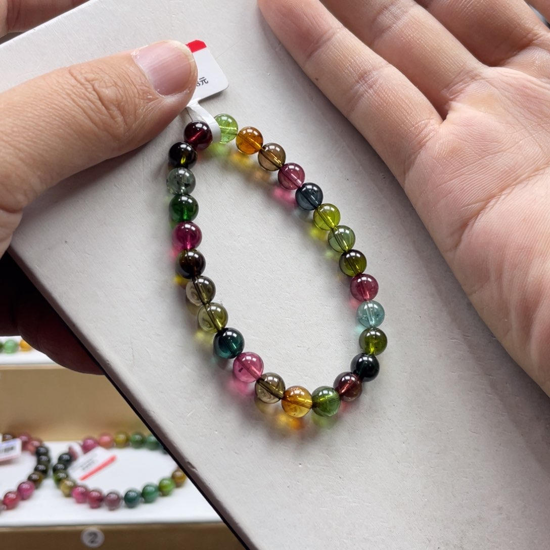 碧玺手串未镶嵌?**?7mm.mmmmmmmm