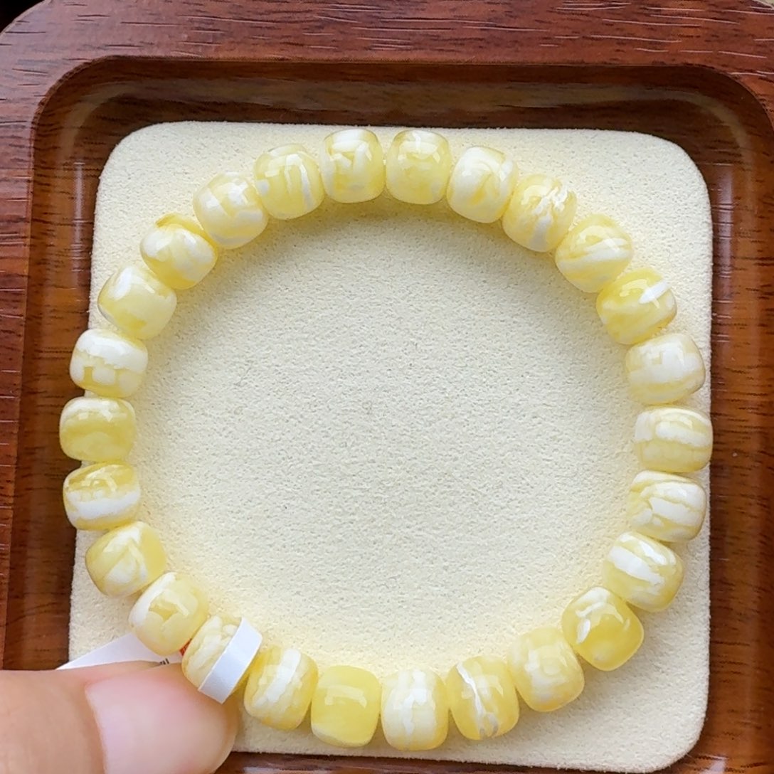 琥珀手链未镶嵌画*蜜蜡手串
