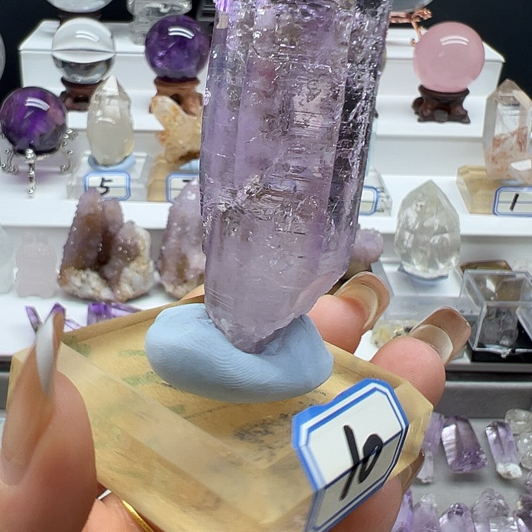 特***申紫晶未镶嵌珠宝半成品