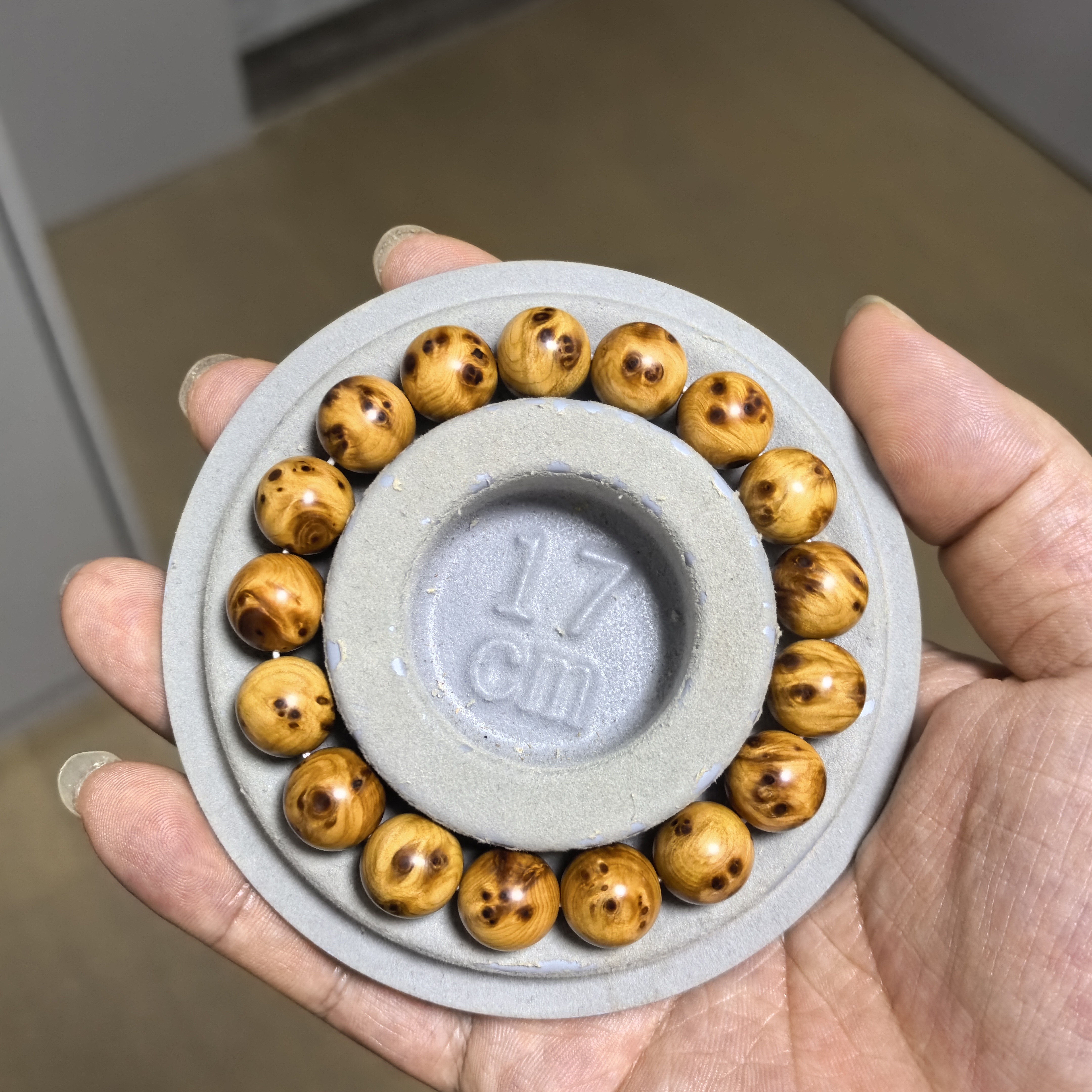 太行陈化崖柏 1.2雀眼瘤疤手串