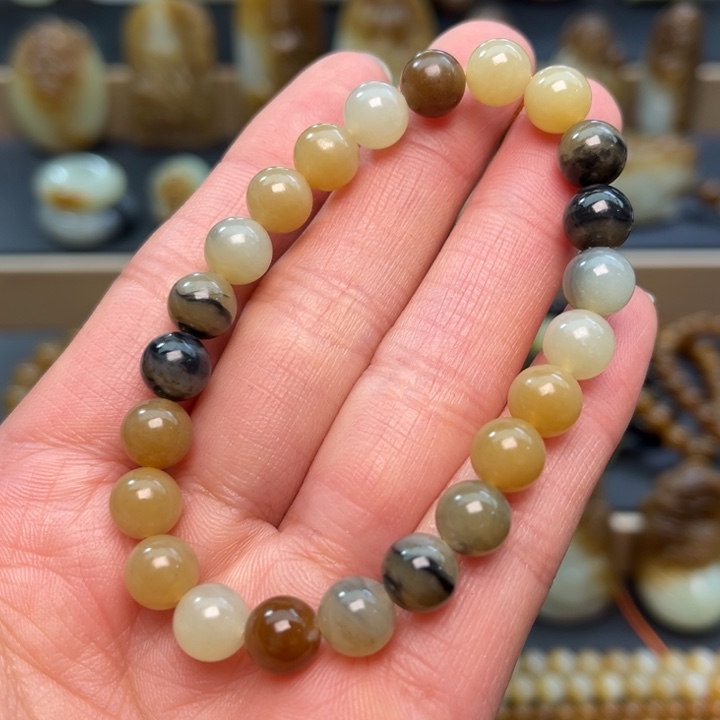 和田玉（糖玉）手链未镶嵌