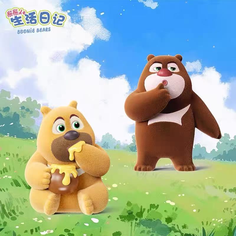方特动漫正版授权漫潮熊大熊二熊出没系列熊熊的生活日记盲盒手办