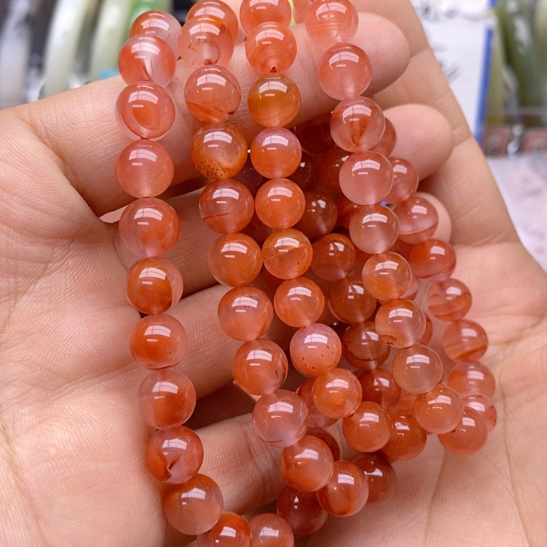 未镶嵌手链和田玉卡9拍一发一