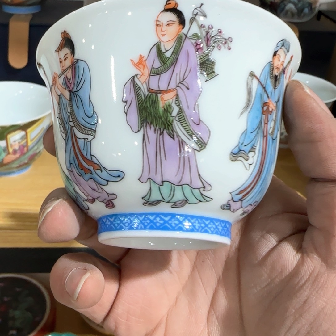 瓷片瓷器等艺术家都以精湛手法