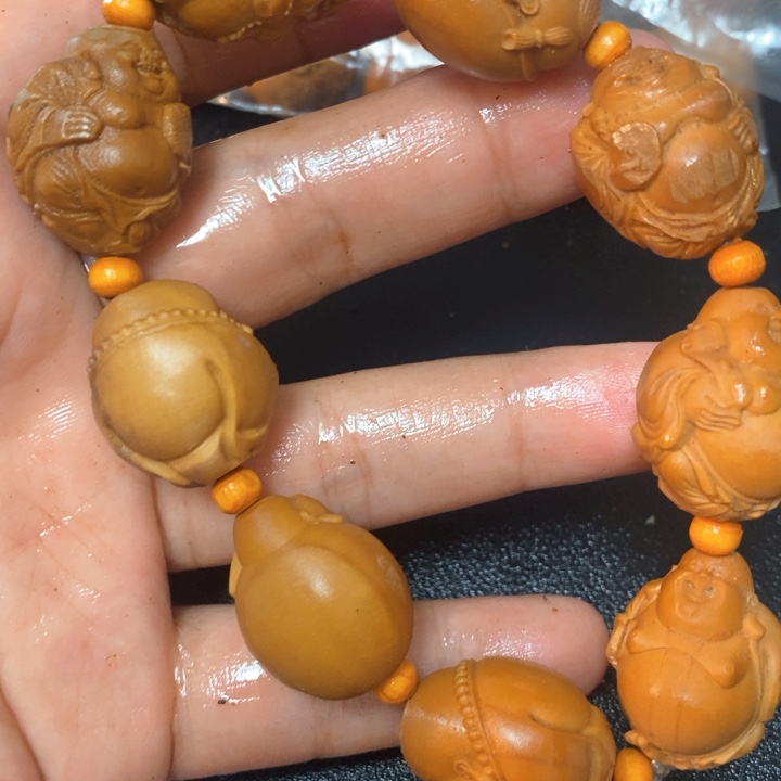 橄榄核手串/手链烟**处橄榄微瑕41号