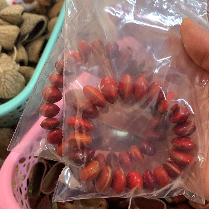 M***墨千眼菩提吊坠木鱼手串