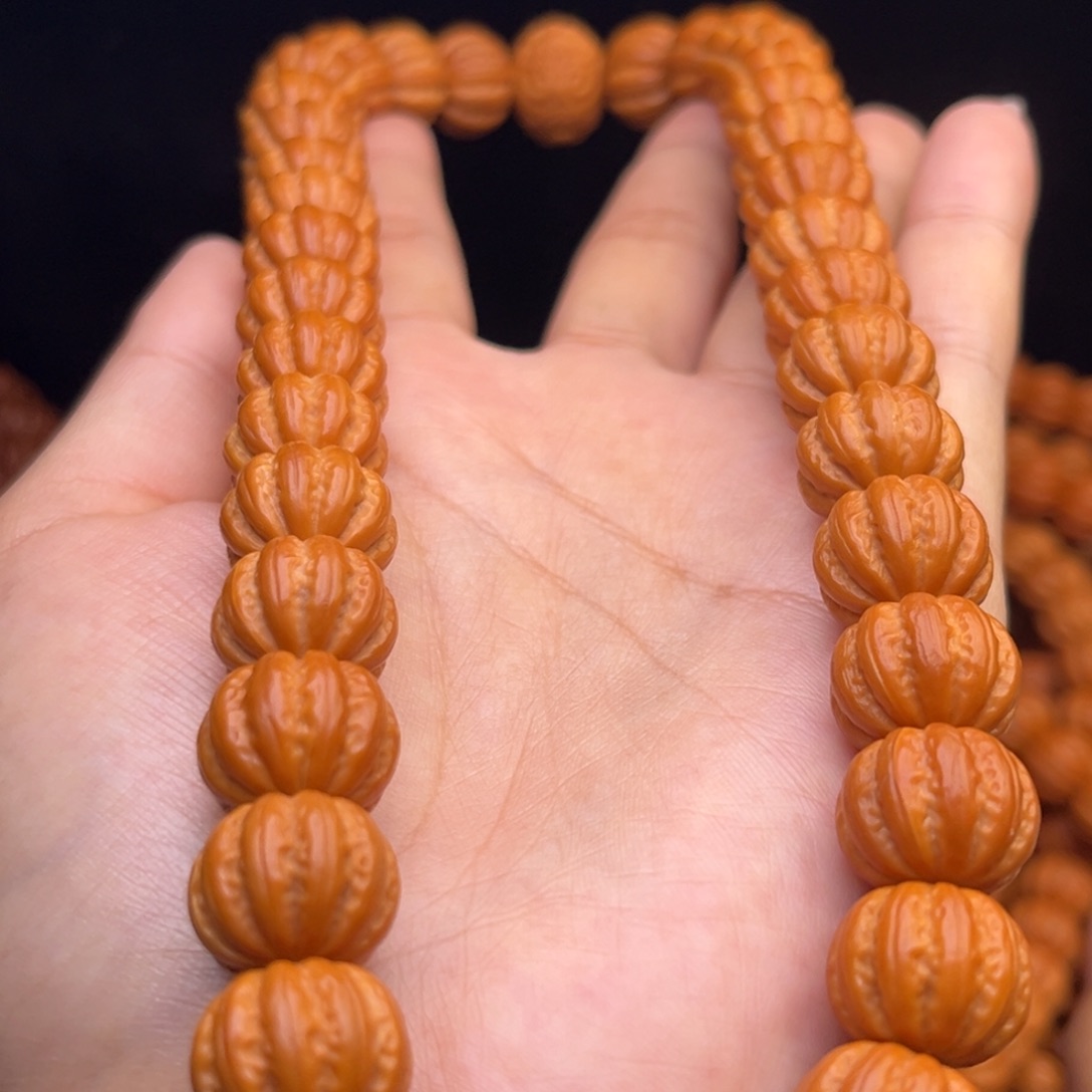 猴头核桃吊坠15飞碟脖挂108+大圣流苏