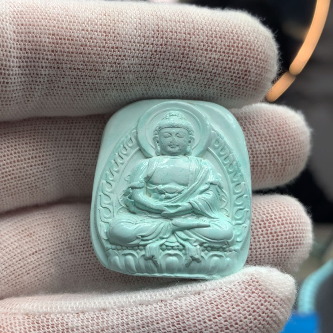 绿松石挂件未镶嵌