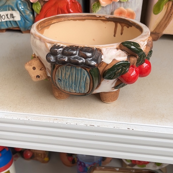 粗陶材质多肉花盆