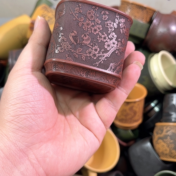 茶杯紫砂全手工紫砂主人杯