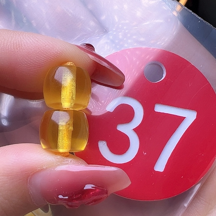 蜜蜡裸石未镶嵌9.8mm 直切