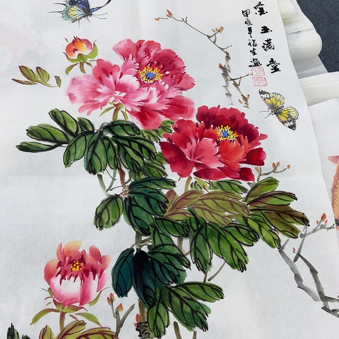 国画纯手绘作品图