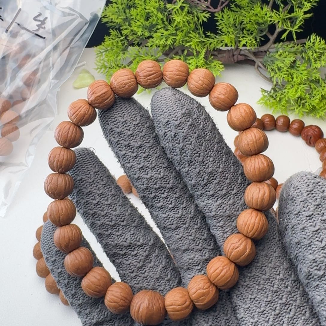 品***生猴头核桃手串11三维南瓜