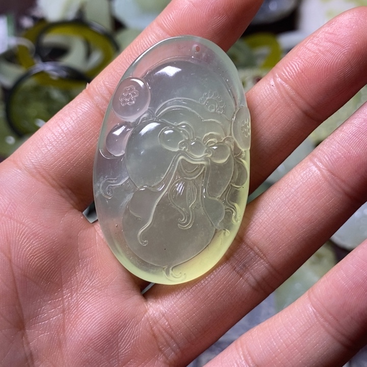 岫玉岫玉颈饰未镶嵌