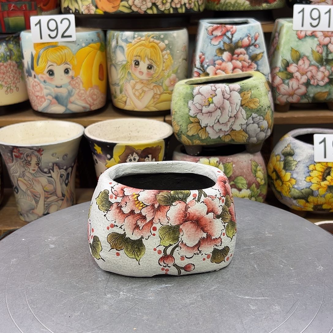 景德镇炫彩手绘长8.5宽6.5