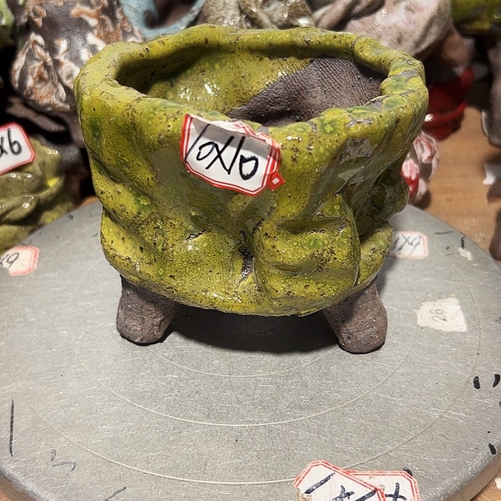 粗陶花盆制作就这样了，现在