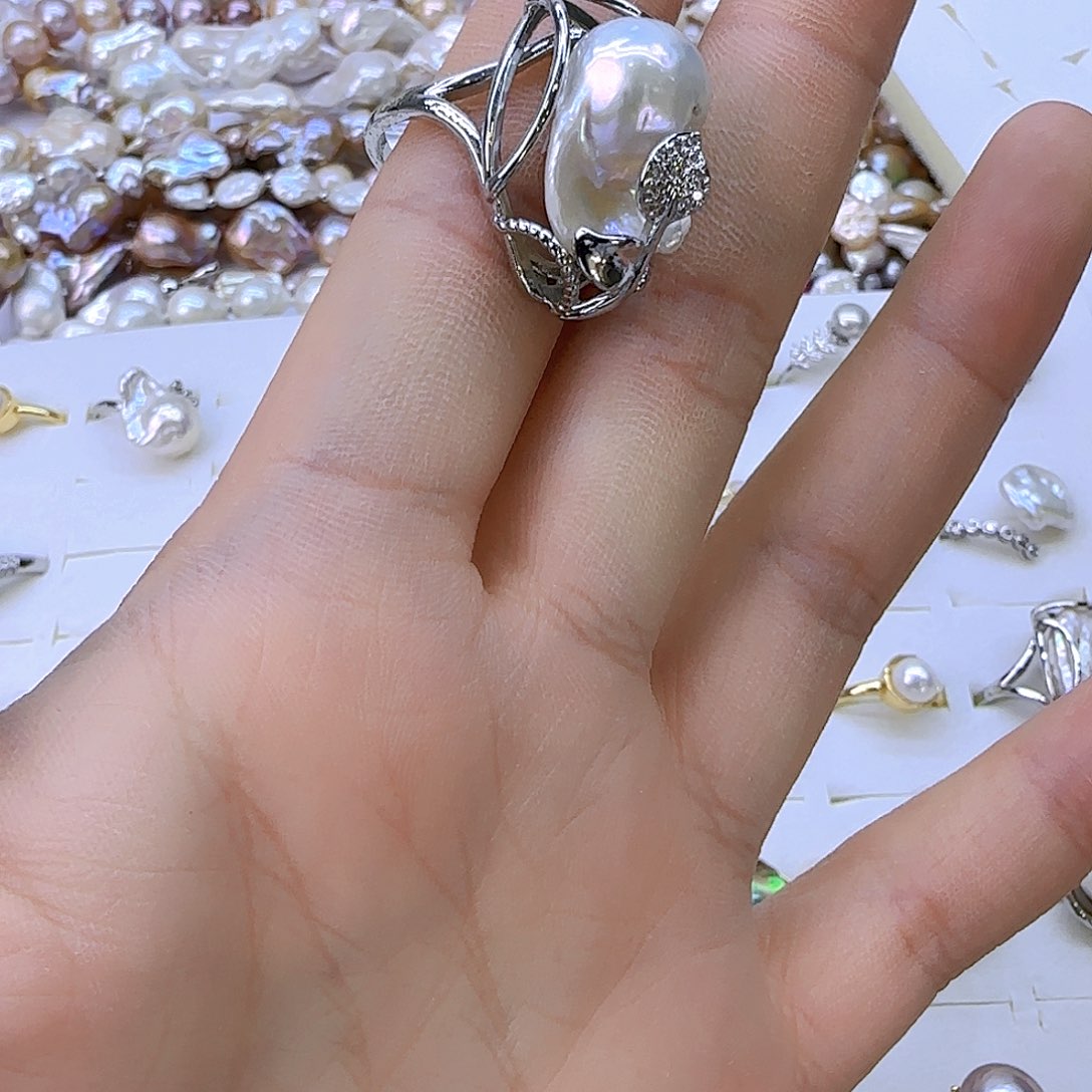 未镶嵌项链定制93淡水珍珠