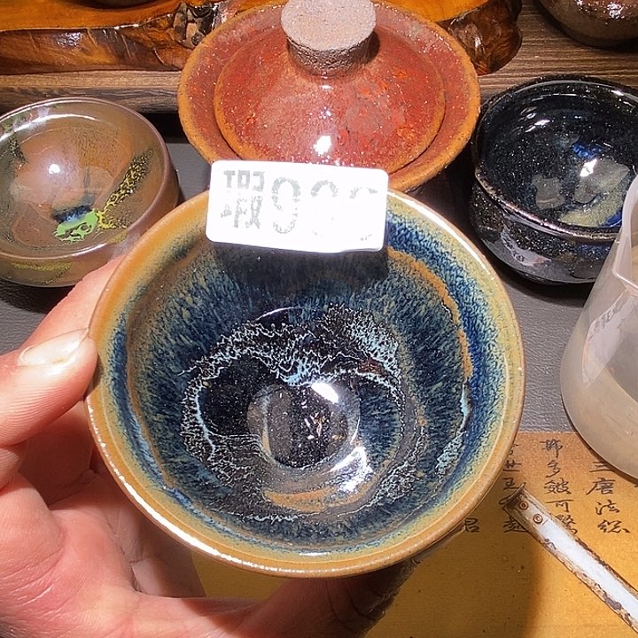 茶盏微瑕建盏主人杯子