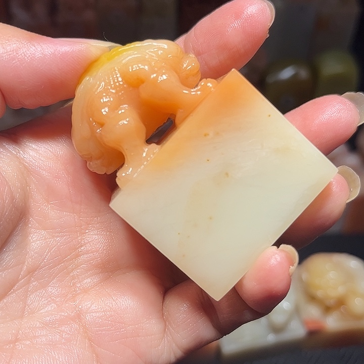 老挝石老挝保利石印章