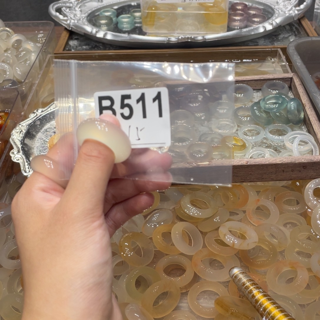 玛瑙/玉髓未镶嵌戒指511