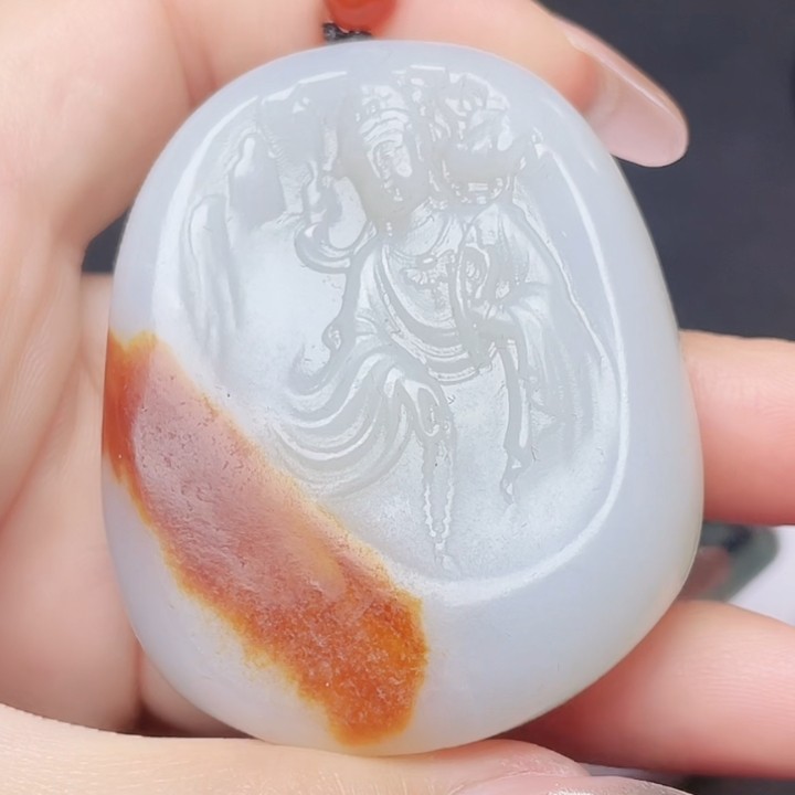 和田玉玉石挂件T1226拍一发一