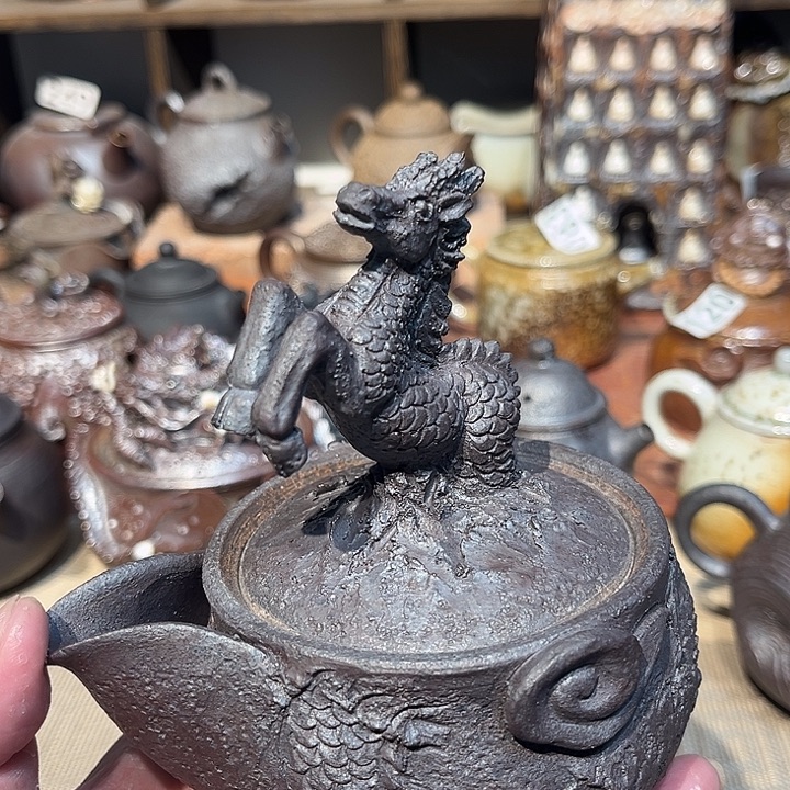 阳***V素烧柴烧茶具放漏333瑕