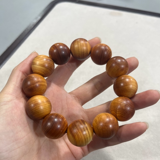 Y12崖柏圆珠卡2.0单圈手串