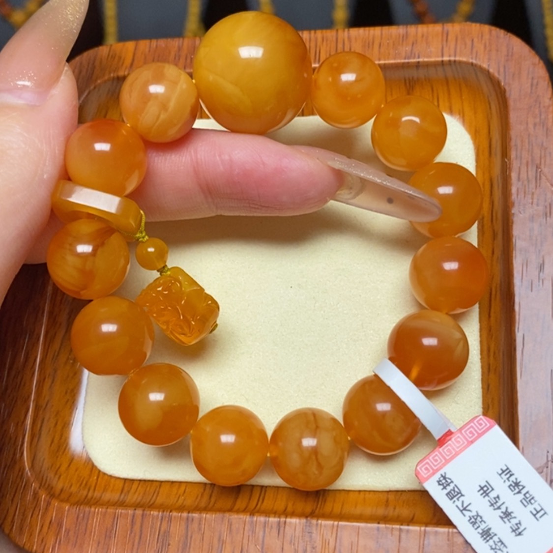 【闪购商品】蜜蜡手链未镶嵌手串