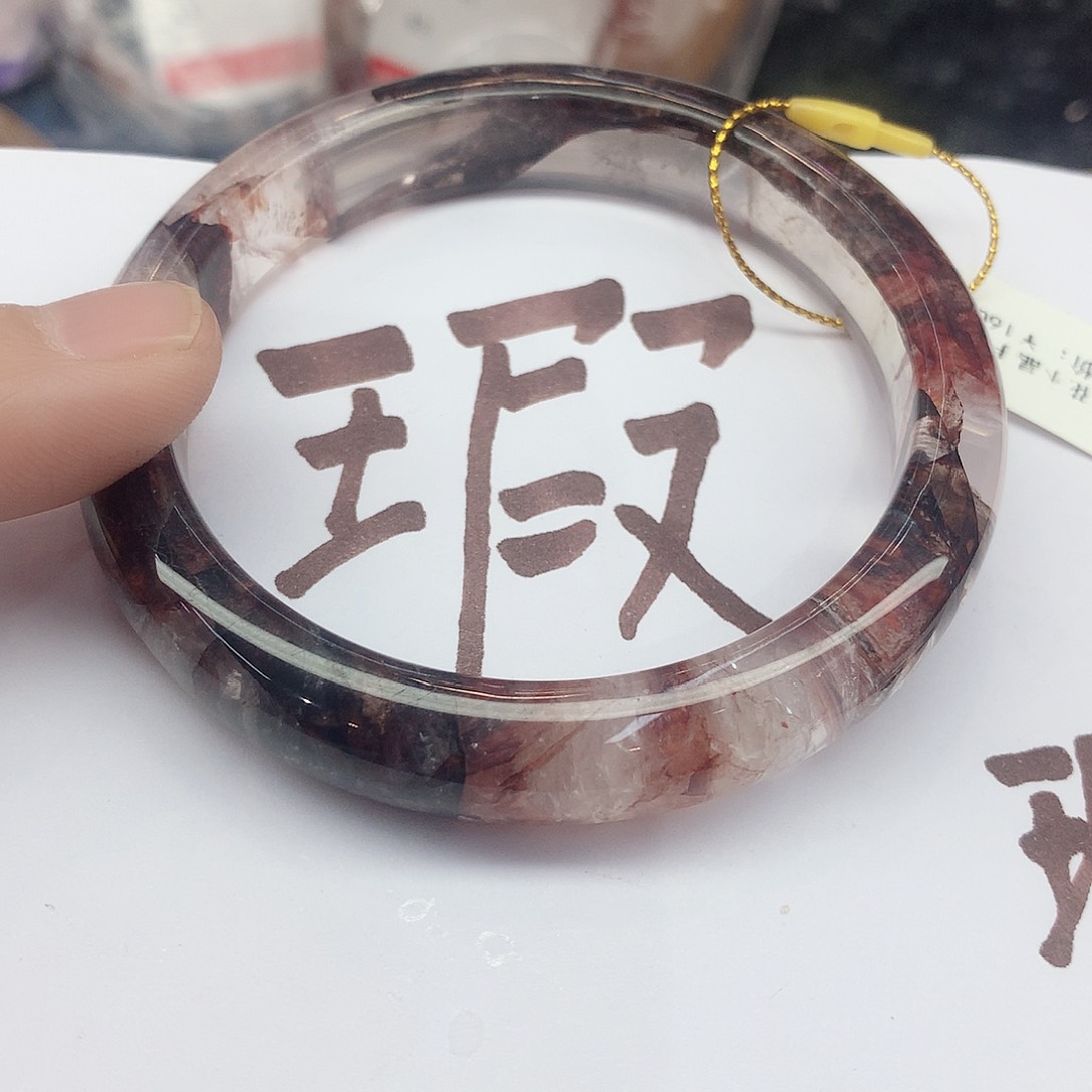 水晶手镯未镶嵌455（瑕疵60）