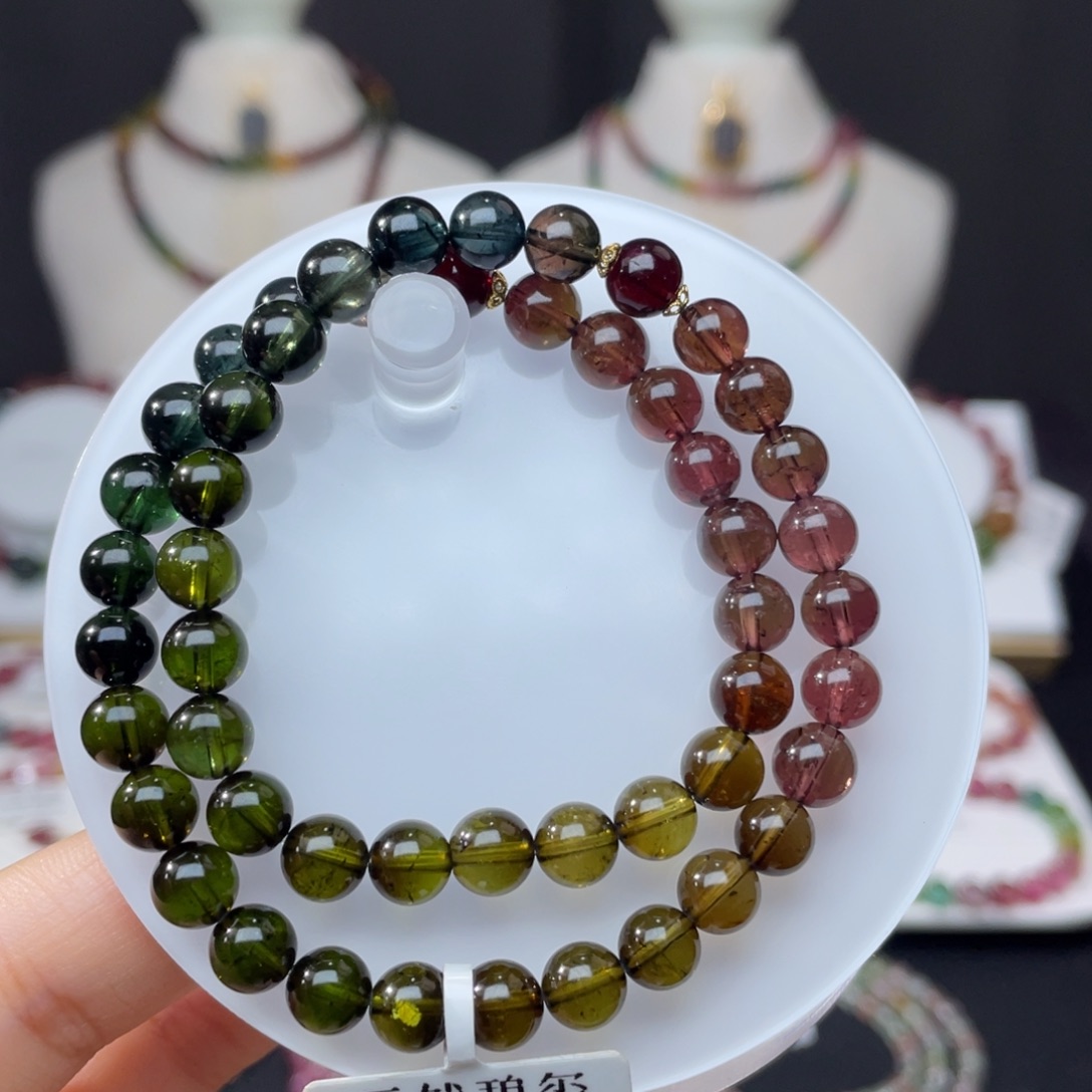 手串未镶嵌碧玺6.8mm±