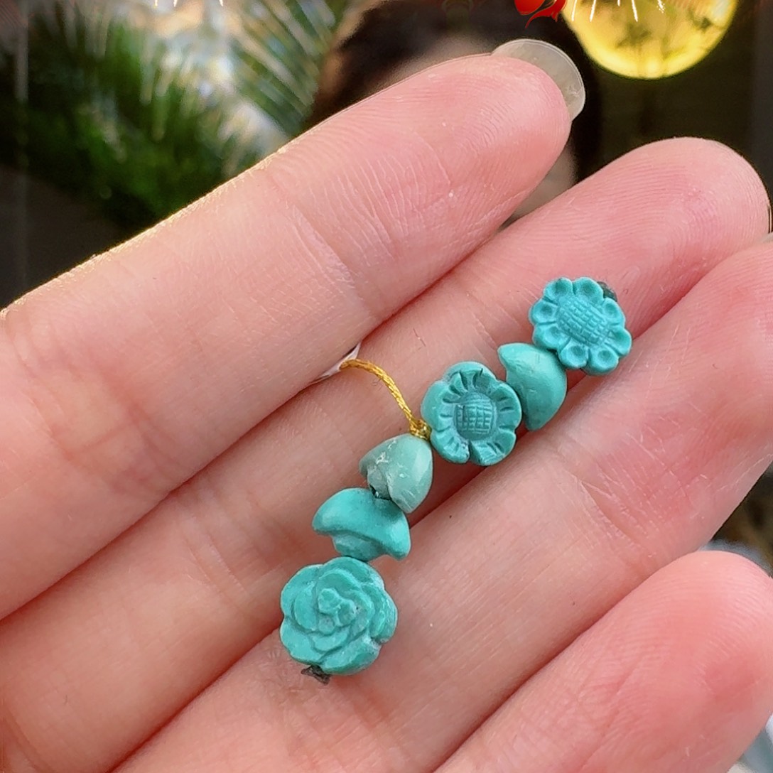 绿松石珠宝奇石未镶嵌