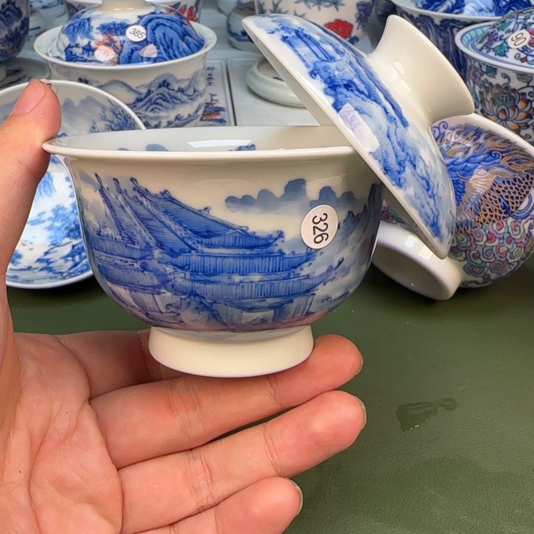 彦祖纯手工手绘茶具326