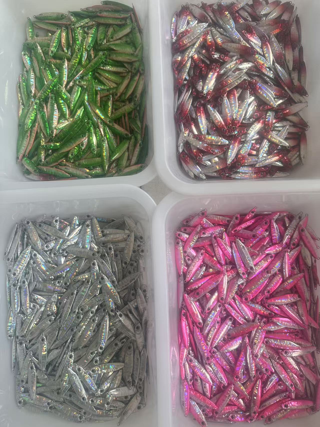 （包邮）库存品瑕疵品处理压铸铁板高硬度假饵多种规格适用路亚假饵
