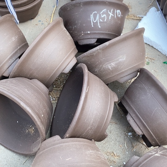 紫砂花盆100-10。19.5-10