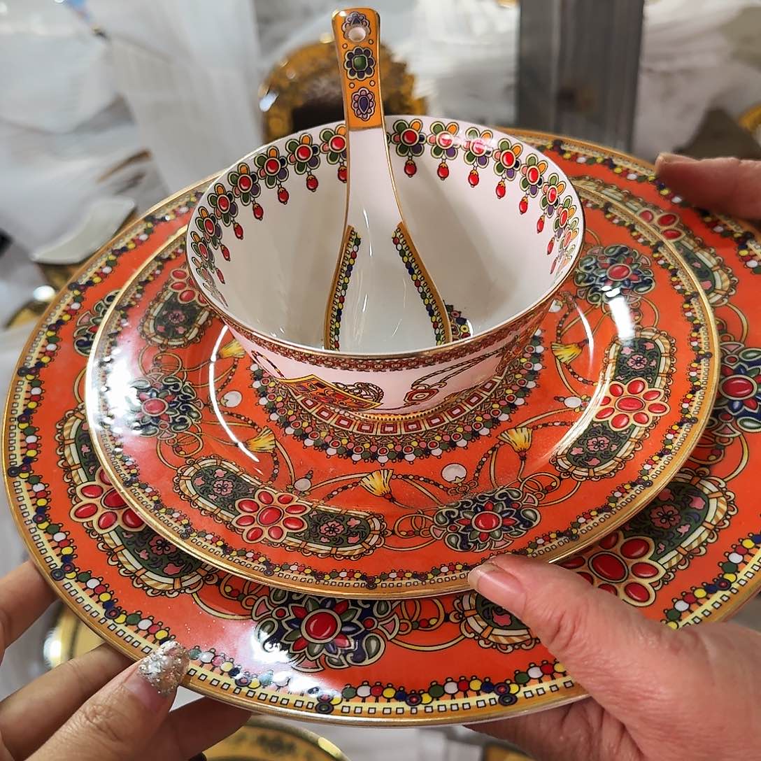 搪瓷骨瓷餐具高温陶瓷家用