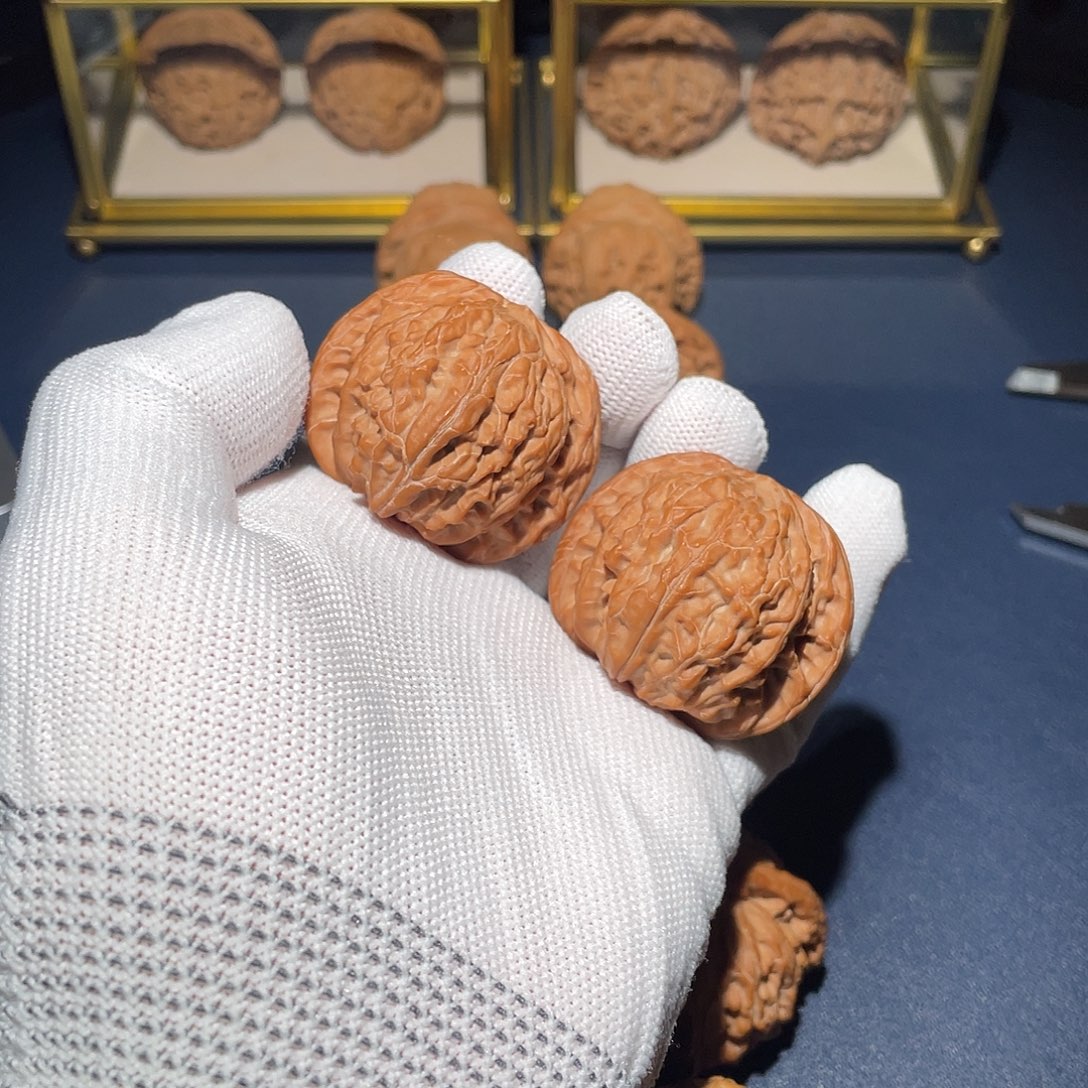 用***5文玩核桃把件42正磨