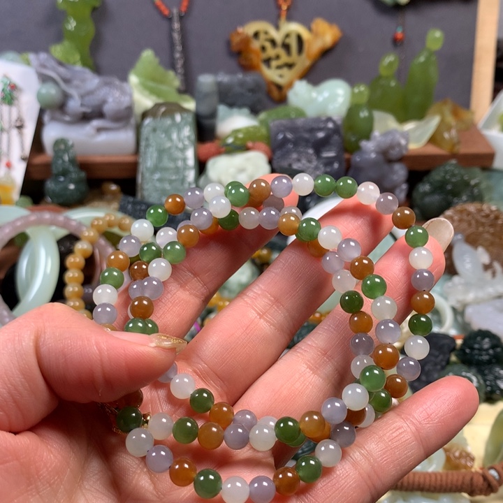 清***澜和田玉未镶嵌手链手链