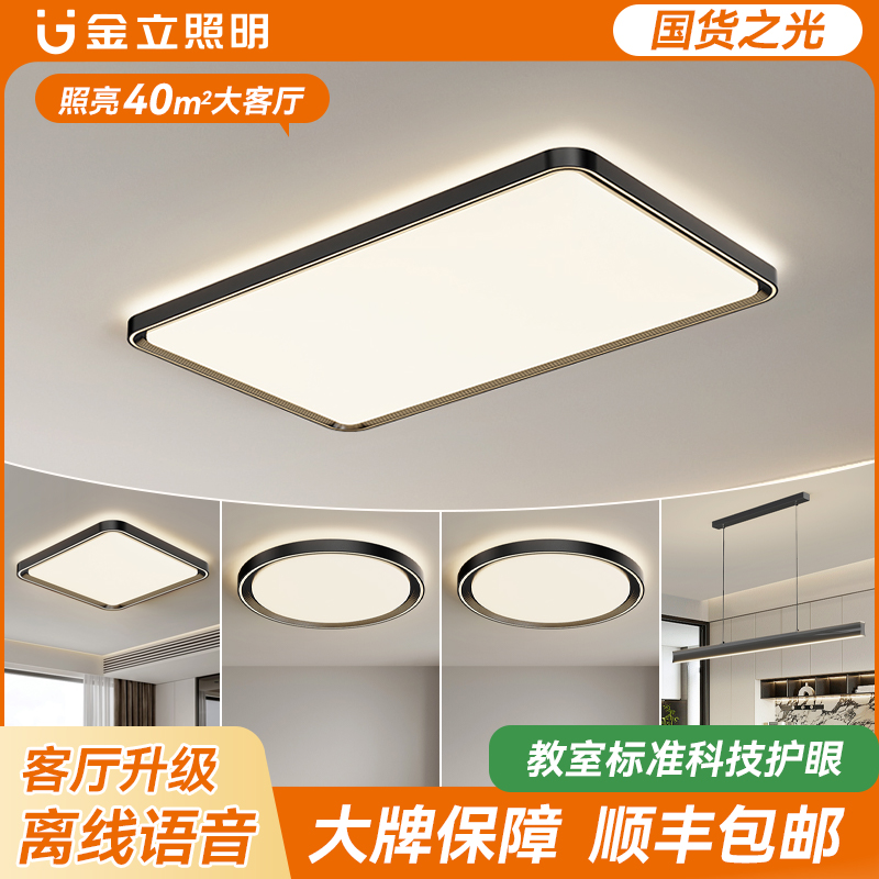 Gionee/金立现代简约客厅吸顶灯简约百搭全屋套餐客厅餐厅卧室